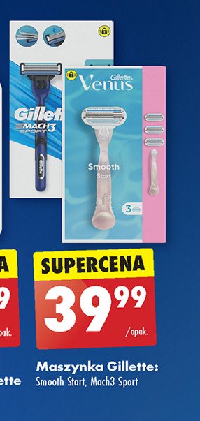 Maszynka do golenia + 3 wkłady Gillette mach3 sport promocja