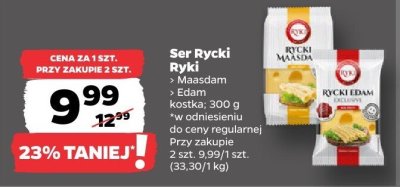 Ser Rycki Maasdam, kostka promocja w Netto