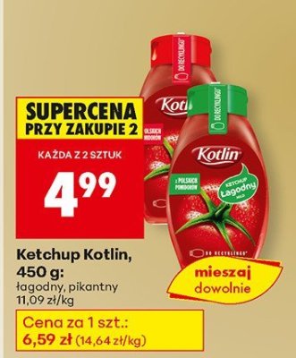 Ketchup Kotlin: łagodny promocja w Biedronka