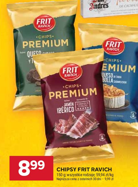 Chipsy premium queso Frit ravich promocja w Stokrotka