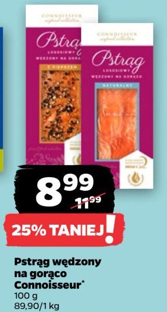 Pstrąg łososiowy wędzony z pieprzem Connoisseur promocja