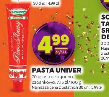 Pasta Univer promocja w Stokrotka