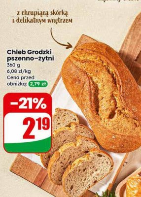 Chleb Grodzki pszenno-żytni promocja w Dino