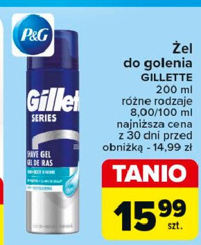 Żel do golenia cool cleansing Gillette series promocja