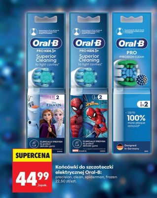 Końcówki do szczoteczki elektrycznej Oral-B Pro Precision Clean, 2szt promocja w Biedronka