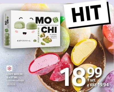 Lody mochi różne rodzaje promocja w Selgros