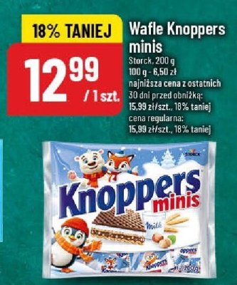 Wafle Knoppers minis promocja w POLOmarket