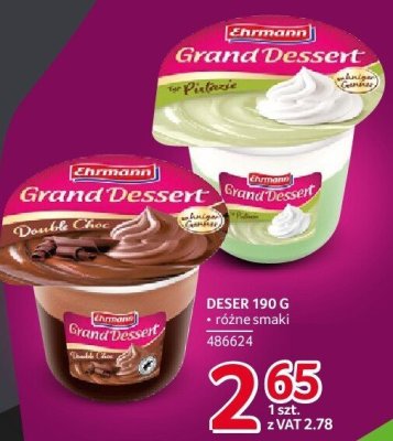 Deser Ehrmann Grand Dessert promocja w Selgros