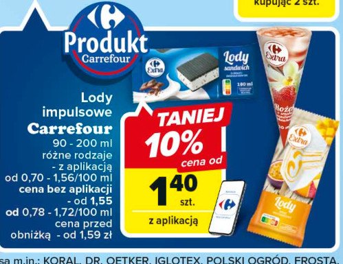 Rożek waniliowy Carrefour extra promocja