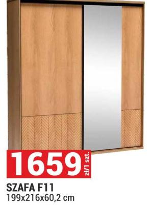 Szafa F11 199x216x60,2 cm promocja w Merkury Market