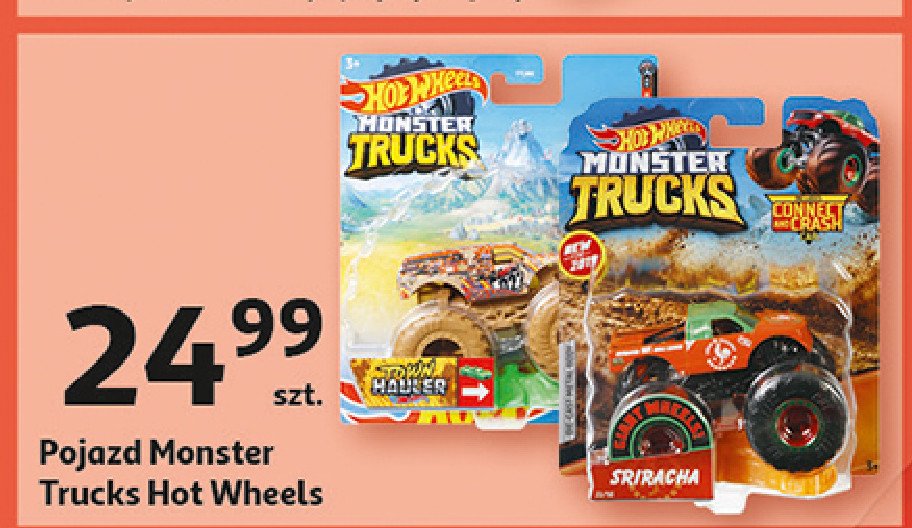 Monster truch sriracha Hot wheels promocja w Auchan