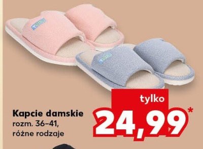 Kapcie damskie promocja w Kaufland