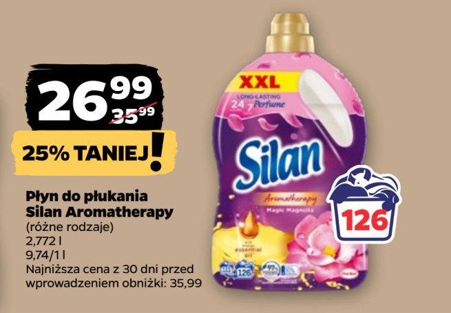 Płyn do płukania magic magnolia Silan aromatherapy promocja