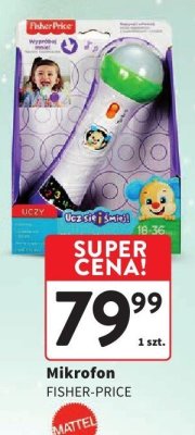 Mikrofon Fisher-Price promocja w Intermarche