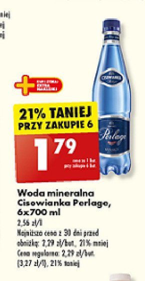 Woda musująca Cisowianka perlage promocja