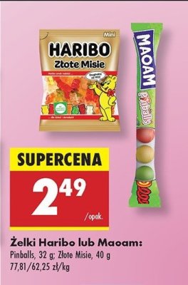 Guma rozpuszczalna pinballs Haribo maoam promocja