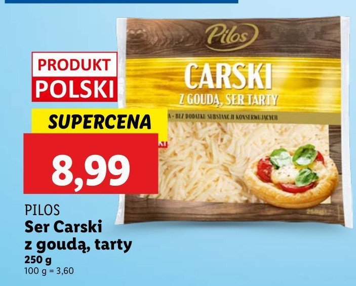 Ser carski Pilos promocja w Lidl