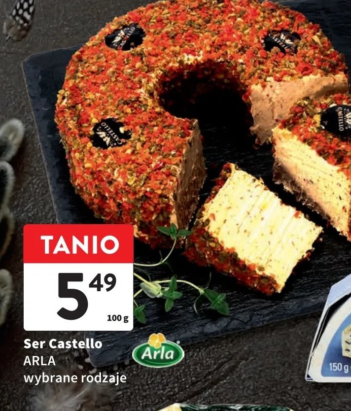 Ser z pomidorami Arla foods castello promocja