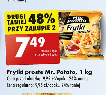 Frytki proste Mr. potato promocja