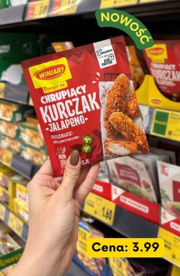 Pomysł na ... chrupiący kurczak jalapeño Winiary promocja w Kaufland