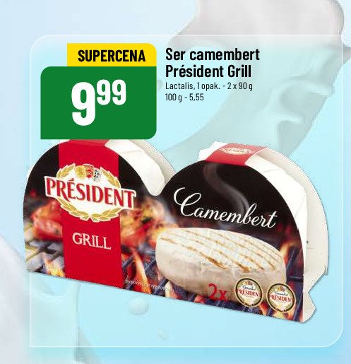 Ser camembert naturalny President promocja