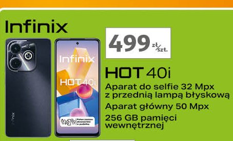 Smartfon hot40i Infinix promocja w Auchan