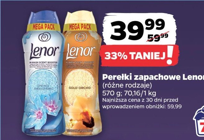 Perełki zapachowe gold orchid Lenor promocja