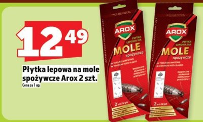 Płytka lepowa na mole spożywcze Arox 2 szt. promocja w TOPAZ
