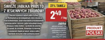 Jabłka promocja w POLOmarket