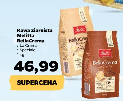 Kawa bella crema speciale Melitta promocja