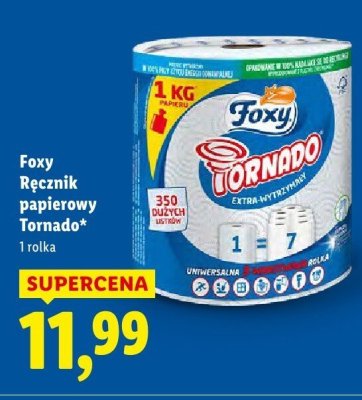 Ręcznik papierowy Tornado Foxy promocja w Lidl