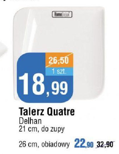 Talerz quatre 21 Delhan promocja