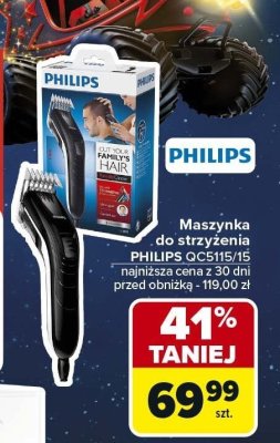 Maszynka do strzyżenia Philips promocja w Carrefour