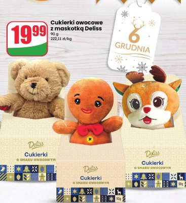 Cukierki owocowe z maskotką  promocja w Dino