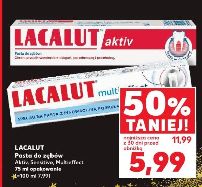 Pasta do zębów Multieffect promocja w Kaufland