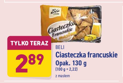 Ciasteczka francuskie z masłem Beli promocja