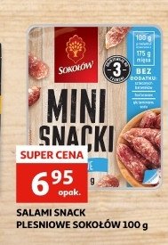 Mini snack salami pleśniowe Sokołów promocja