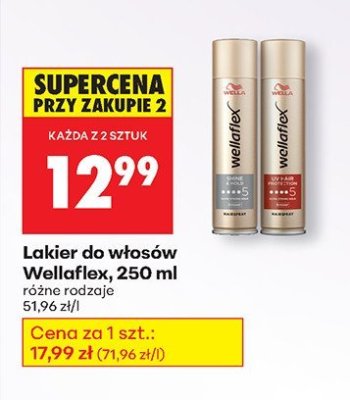 Lakier do włosów Wellaflex, 250 ml (różne rodzaje) promocja w Biedronka