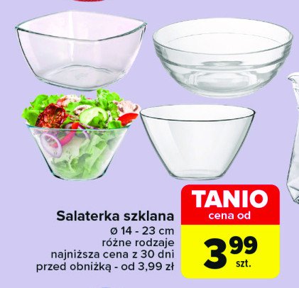 Salaretka szklana 14 cm promocja