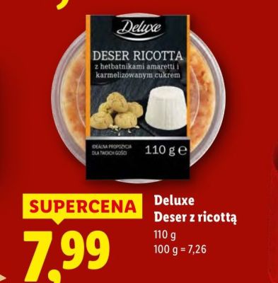 Deser z ricottą Deluxe promocja w Lidl