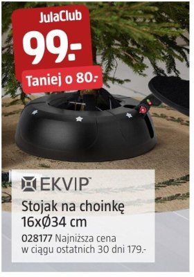 Stojak na choinkę EKVIP 16xØ34 cm promocja w Jula
