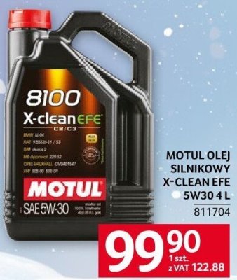 Olej silnikowy 8100 X-clean EFE 5W30 4L Motul promocja w Selgros