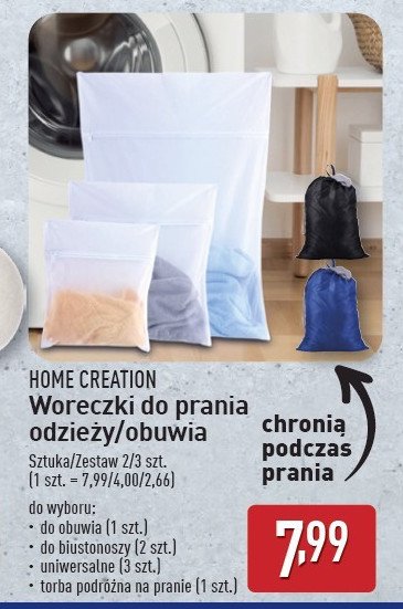 Woreczki do prania biustonoszy Home creation promocja w Aldi