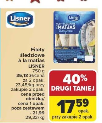 Filety śledziowe promocja w Carrefour