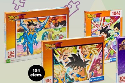 Puzzle Dragon Ball 104 elem. promocja w Netto