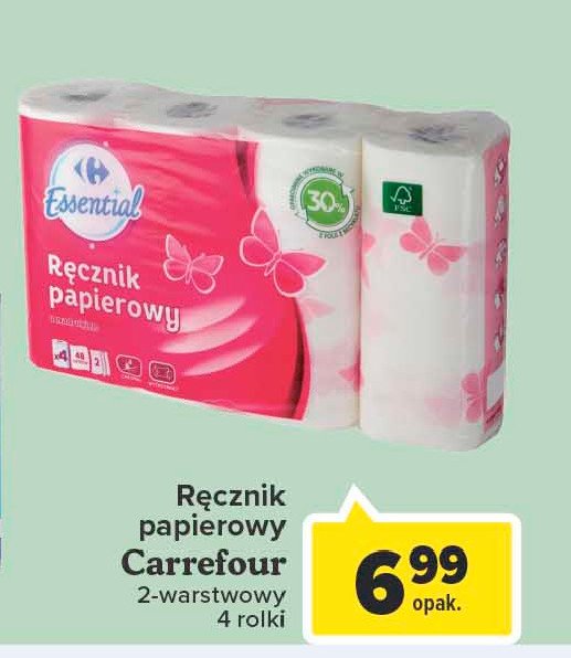 Ręcznik papierowy Carrefour promocje