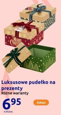 Luksusowe pudełko na prezenty - różne warianty Action promocja w Action