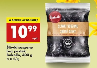 Śliwki suszone Bakello promocja