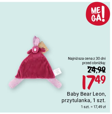 Przytulanka Baby bear leon promocja