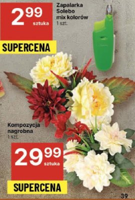Kompozycja nagrobna promocja w Delikatesy Centrum